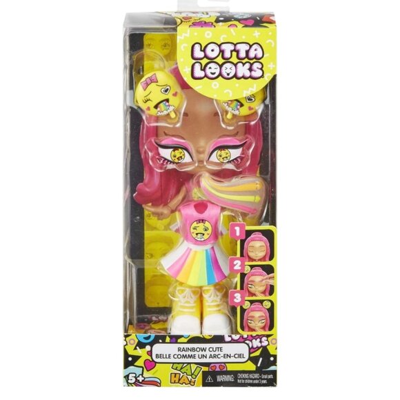 Mattel Lotta Looks Rainbow Cute Mood Accessory Pack Collectible - Picture 1 of 4